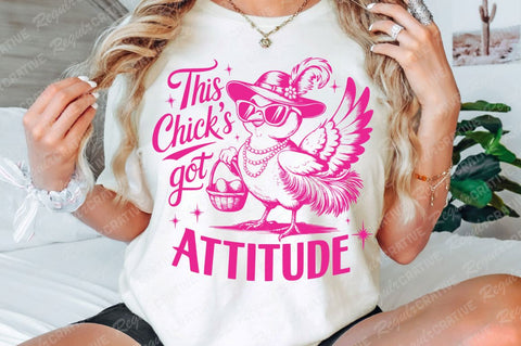 This Chick's Got Attitude SVG Design SVG Regulrcrative 