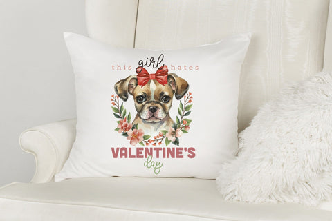 This Girl Hates Valentine's Day PNG Sublimation Sublimation CraftLabSVG 