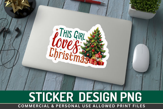 This girl loves Sticker Design Sublimation Regulrcrative 