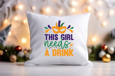 This girl needs a drink SVG Design SVG Designangry 