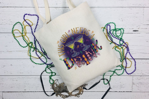 This Girl Needs Drink | Mardi Gras PNG Sublimation CraftLabSVG 