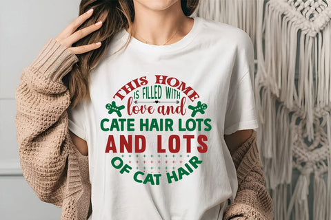 This home is filled with love and cate hair lots and lots of cat hair SVG Angelina750 