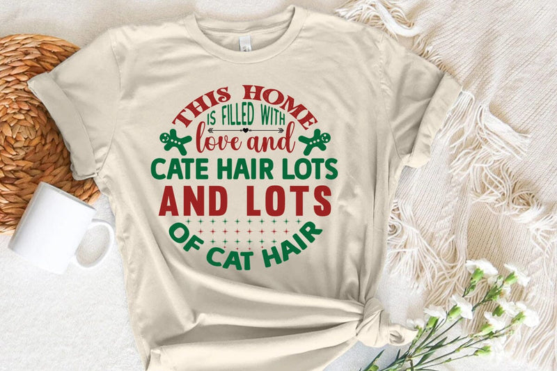 This home is filled with love and cate hair lots and lots of cat hair SVG Angelina750 