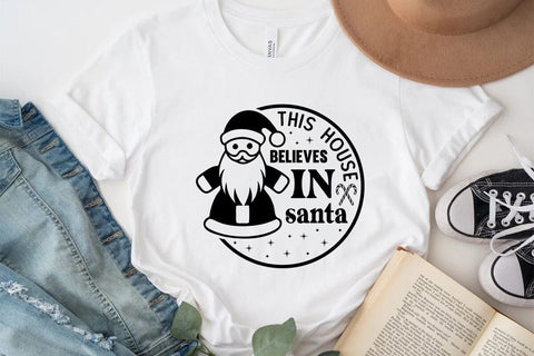 This house believes in santa SVG Angelina750 