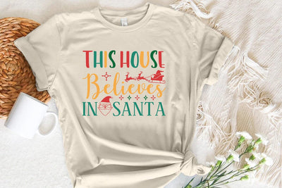 this house believes in santa SVG Angelina750 