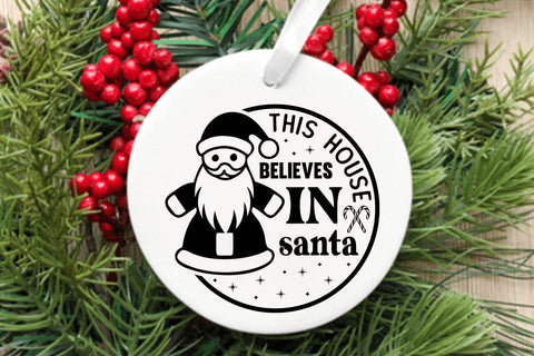 This house believes in santa SVG Angelina750 