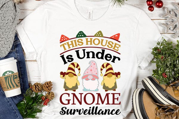 This House Is Under Gnome Surveillance SVG Angelina750 