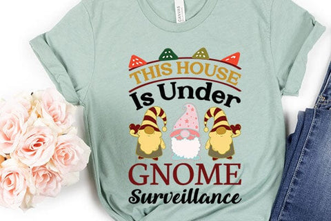 This House Is Under Gnome Surveillance SVG Angelina750 