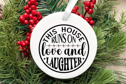 This house runs on love and laughter SVG Angelina750 