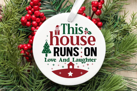 This house runs on love and laughter SVG Angelina750 