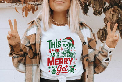 This Is As Merry As I Get SVG Angelina750 