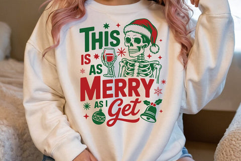 This Is As Merry As I Get SVG Angelina750 