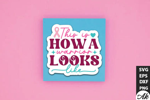 This is how a warrior looks like Retro Stickers Design SVG akazaddesign 