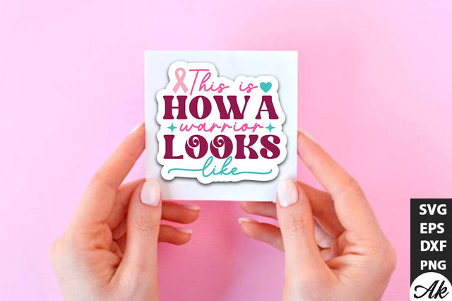 This is how a warrior looks like Retro Stickers Design SVG akazaddesign 