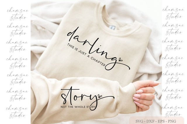 This Is Just a Chapter Not the Whole Story SVG , Positive svg SVG Chamsae Studio 