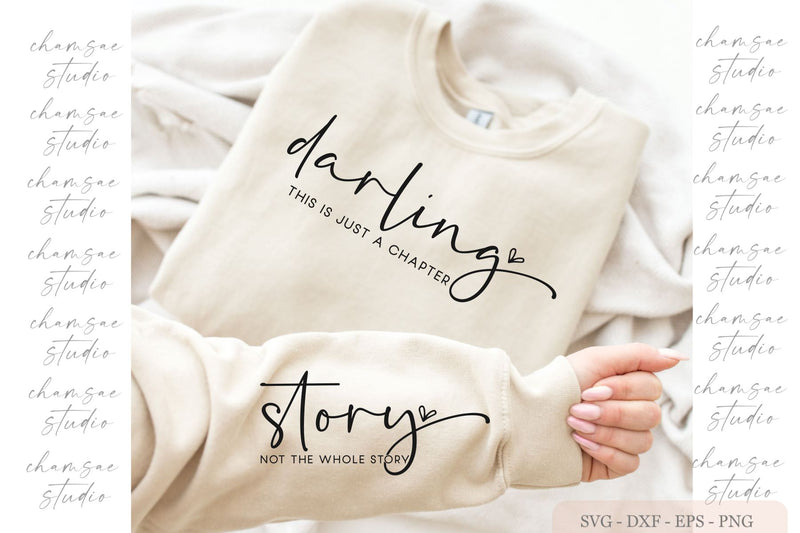 This Is Just a Chapter Not the Whole Story SVG , Positive svg SVG Chamsae Studio 