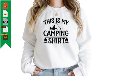 This is My Camping Shirt SVG Craftlabsvg24 