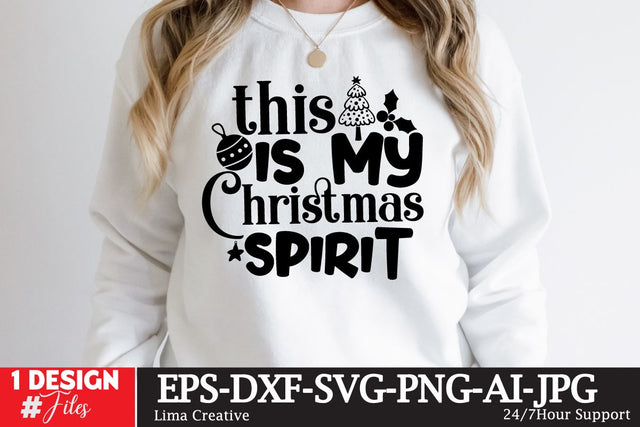 This Is My Christmas Spirt SVG Cut File SVG Insomnia Std 