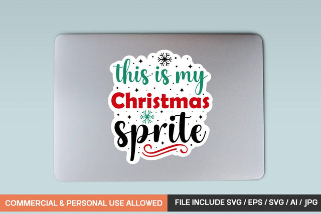 This Is My Christmas Sprite Sticker Svg Design SVG designmaster24 