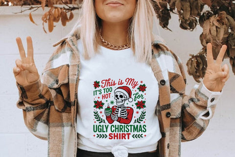 This Is My It's Too Hot Ugly Christmas Shirt SVG Angelina750 