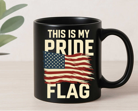 This Is My Pride Flag SVG Distressed American Flag Patriotic Cut File SVG BillahCrafts 