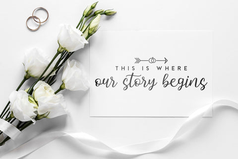 This is Where Our Story Begins - Wedding SVG SVG CraftLabSVG 