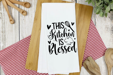 This kitchen is blessed Svg Design SVG Regulrcrative 