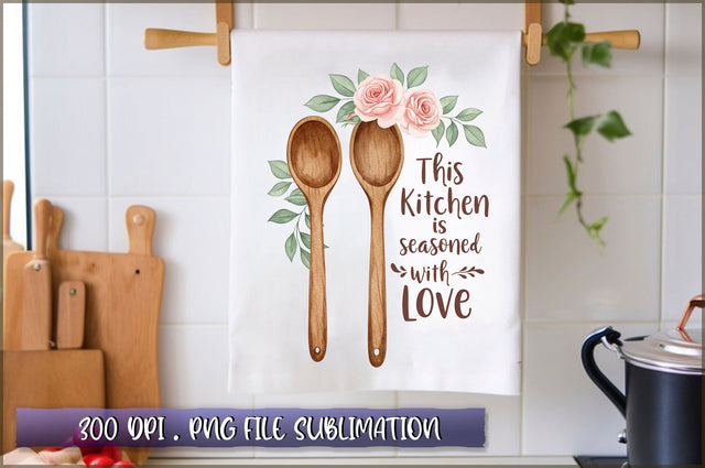 This kitchen is seasoned with love Sublimation Sublimation Shetara Begum 