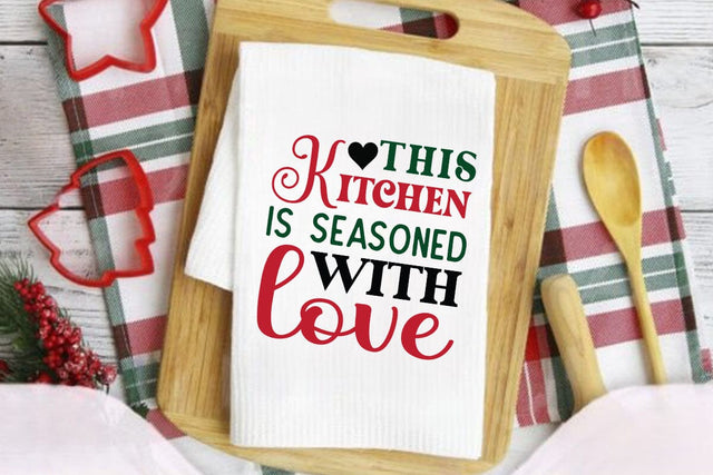 This kitchen is seasoned with love SVG Angelina750 