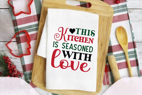 This kitchen is seasoned with love SVG Angelina750 