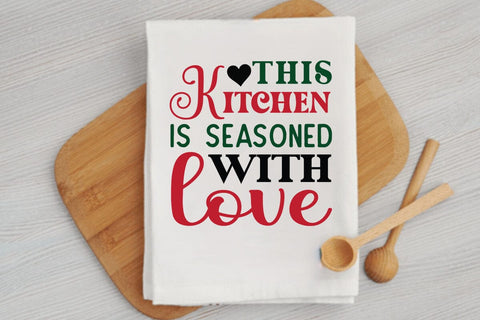 This kitchen is seasoned with love SVG Angelina750 