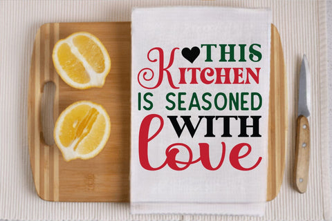 This kitchen is seasoned with love SVG Angelina750 