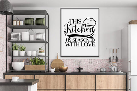 This Kitchen Is Seasoned With Love SVG Design SVG Designangry 