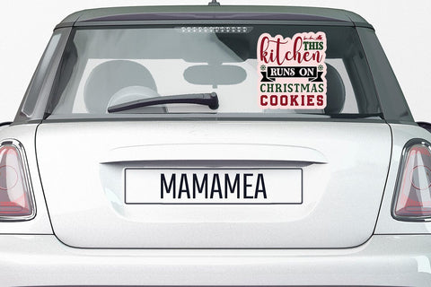 This kitchen runs on christmas cookies SVG Angelina750 