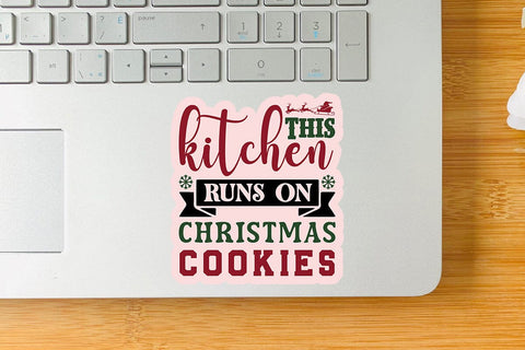 This kitchen runs on christmas cookies SVG Angelina750 