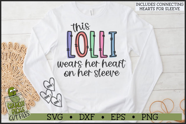 This Lolli Wears Her Heart on Her Sleeve SVG File SVG Crunchy Pickle 