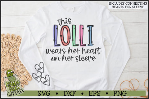 This Lolli Wears Her Heart on Her Sleeve SVG File SVG Crunchy Pickle 