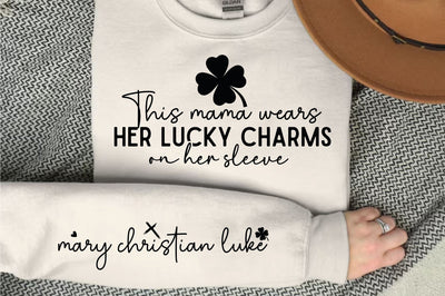 This mama wears her, Motivational Sleeve Svg Design SVG Regulrcrative 
