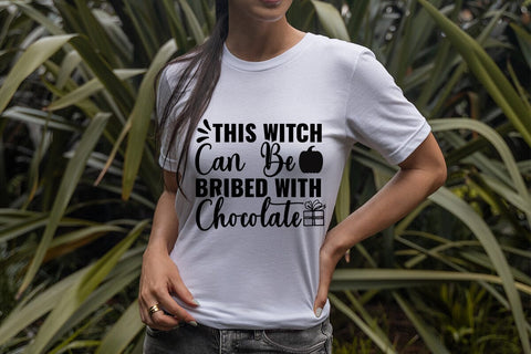 This Witch Can Be Bribed With Chocolate SVG DESIGN SVG Rafiqul20606 