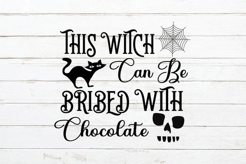 This Witch Can Be Bribed With Chocolate SVG Rafiqul20606 