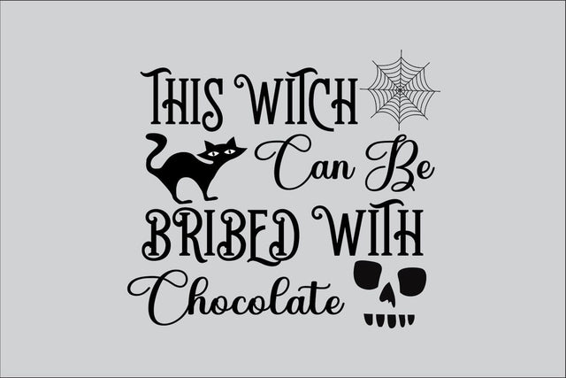 This Witch Can Be Bribed With Chocolate SVG Rafiqul20606 