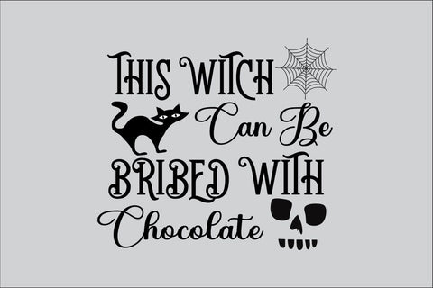 This Witch Can Be Bribed With Chocolate SVG Rafiqul20606 