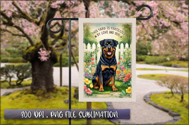 This yard is fertilized by love and dog Sublimation Sublimation Shetara Begum 