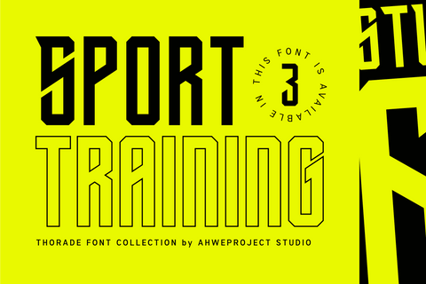 Thorade Font ahweproject 