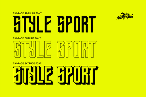 Thorade Font ahweproject 