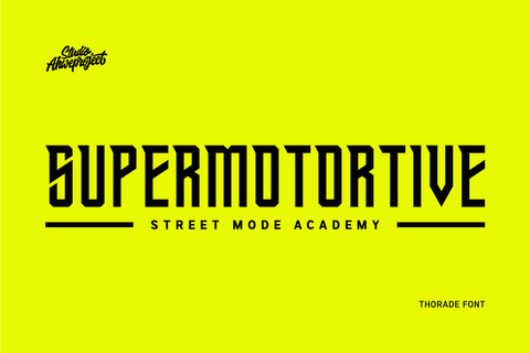 Thorade Font ahweproject 