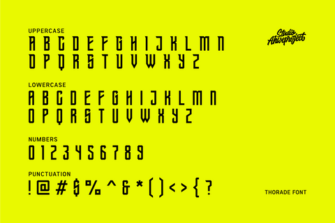 Thorade Font ahweproject 