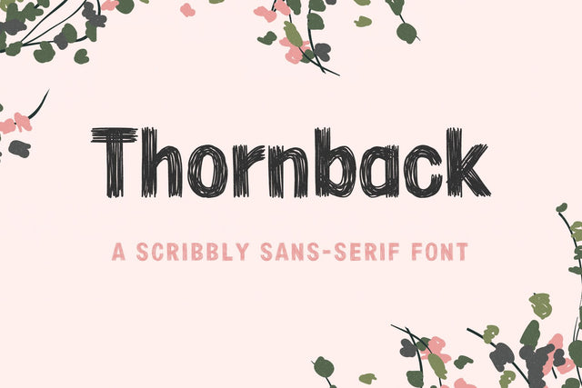 Thornback Font Lauren Ashpole 