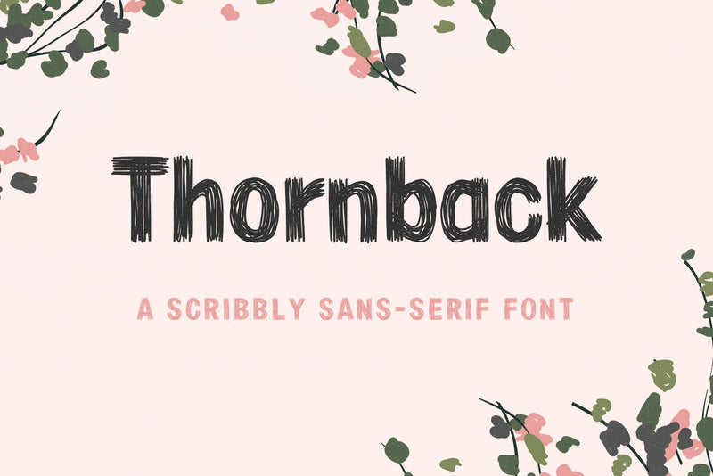 Thornback Font Lauren Ashpole 