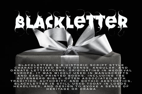 Thornblade Font Dm Letter Studio 